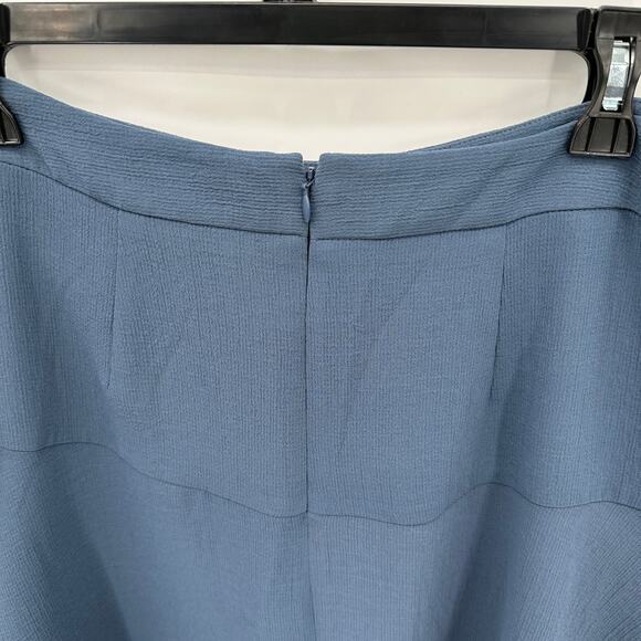 ANN TAYLOR Blue Swing Skirt with Lace Hem // 10 - Picture 8 of 11